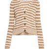 Women VERONICA BEARD Knitwear | Artura Cardigan Brown Multi