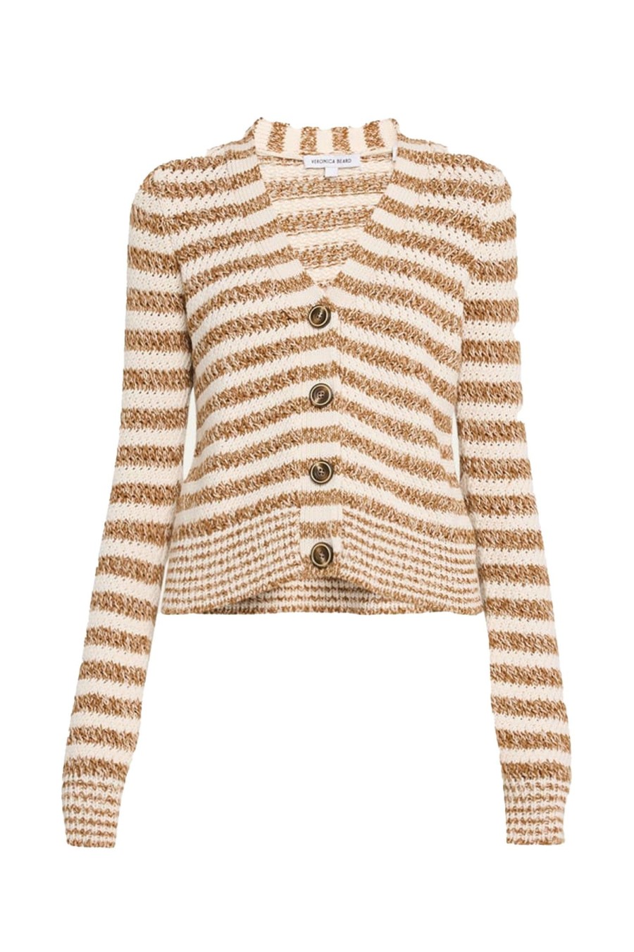 Women VERONICA BEARD Knitwear | Artura Cardigan Brown Multi