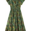 Women BIRDS OF PARADIS BY TROVATA Dresses | Kendall Dress Green Multi