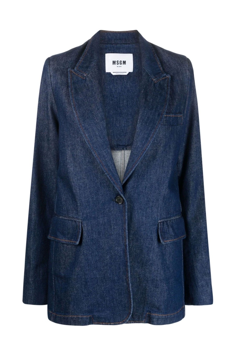 Women MSGM Jackets | Blazer Denim