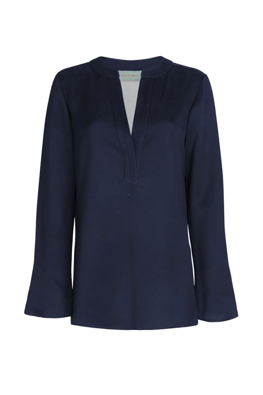 Women SILVIA TCHERASSI Tops | Lilly Blouse Navy