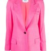 Women MSGM Jackets | Single Breasted Blazer Pink