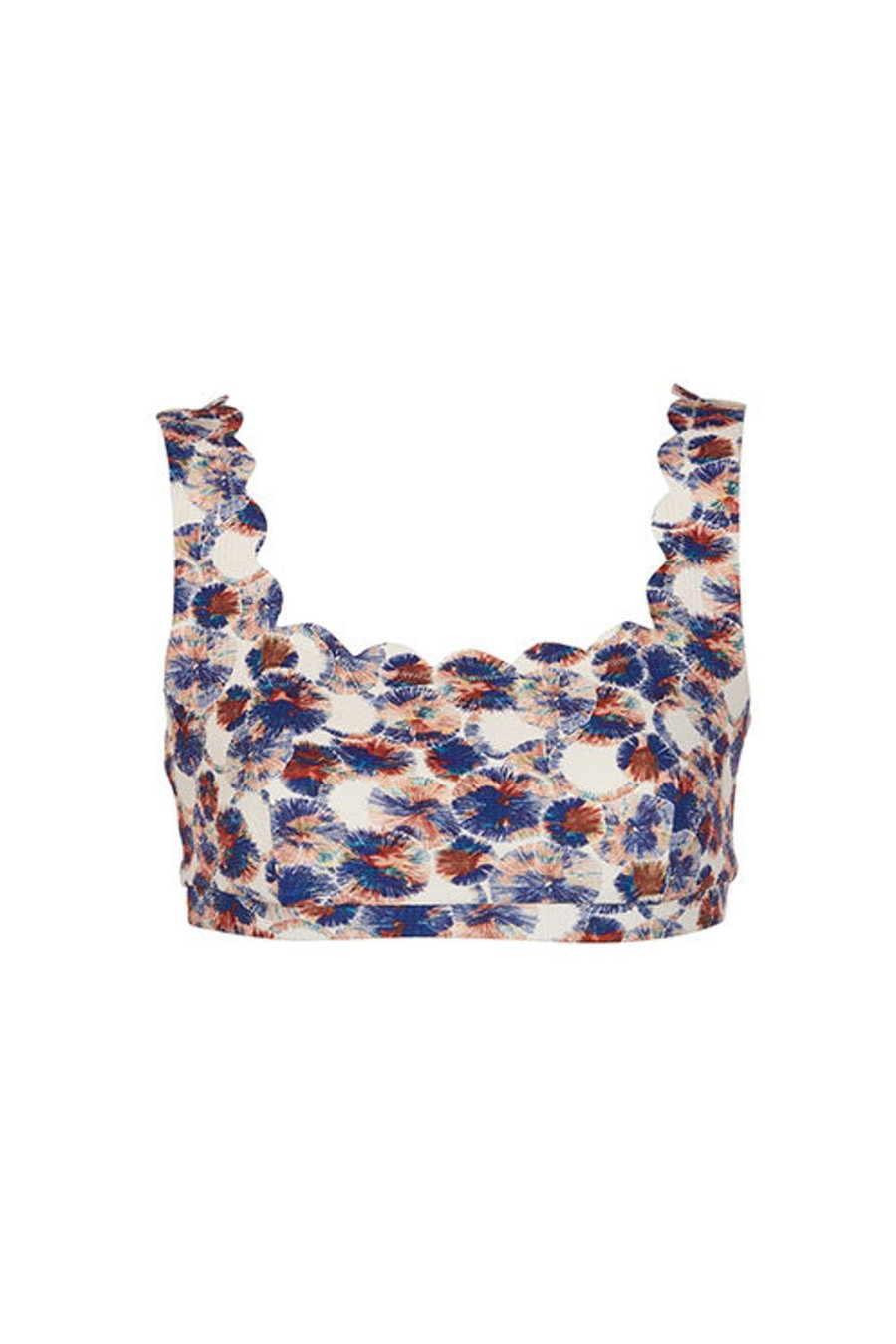 Women MARYSIA Swimwear | Palm Springs Bikini Top Blue Multi