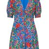 Women SALONI Dresses | Lea Smocked Mini Dress Multi