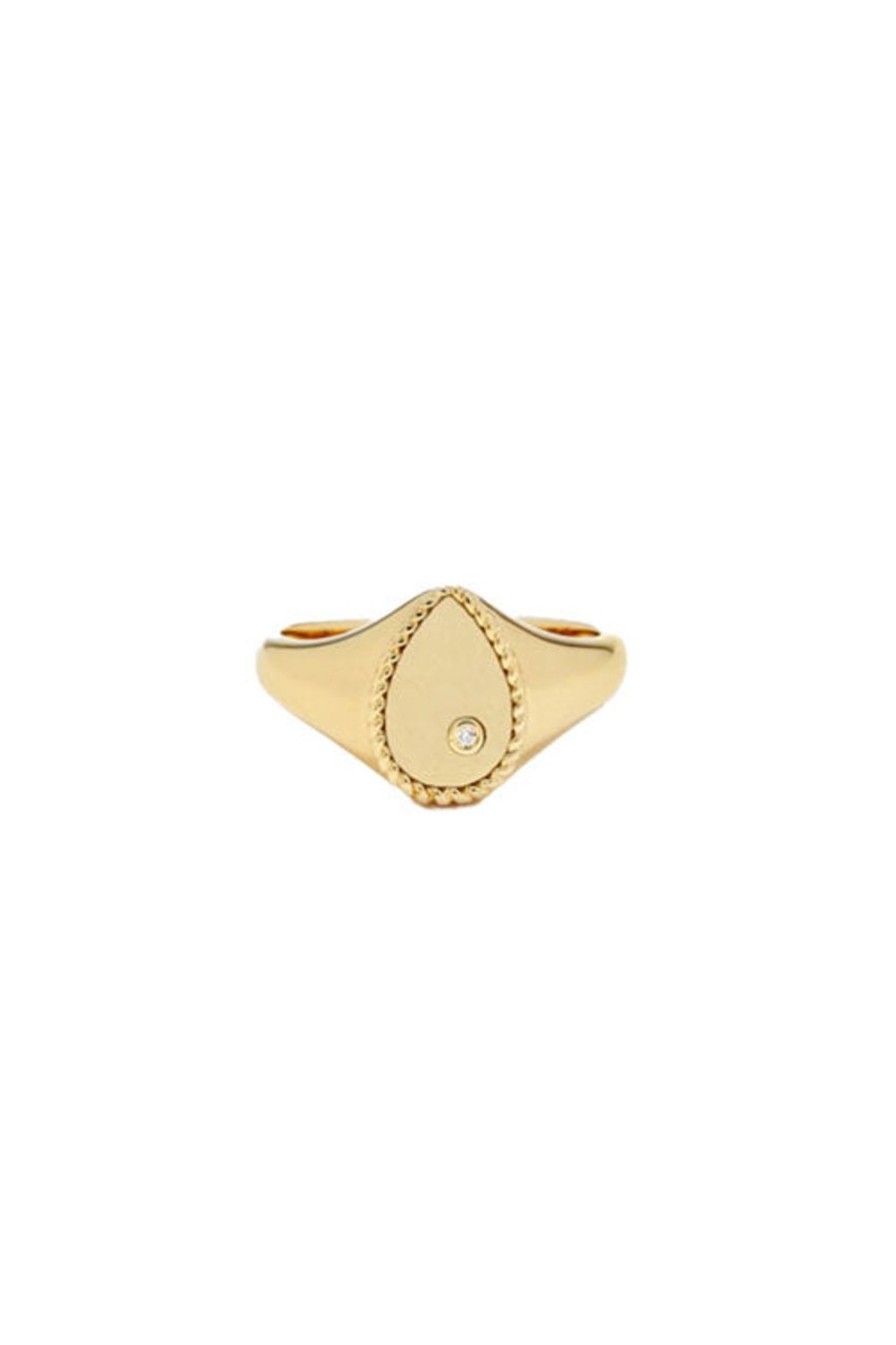 Women YVONNE LEON Rings | Mini Pear Signet Ring Gold