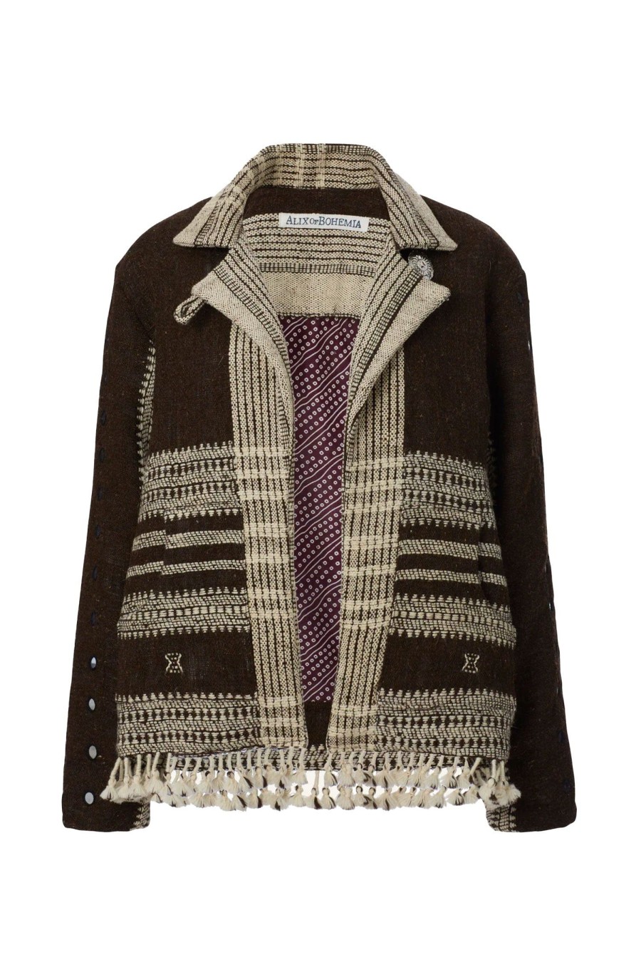 Women ALIX OF BOHEMIA Jackets | Western Blanket Jacket Espresso