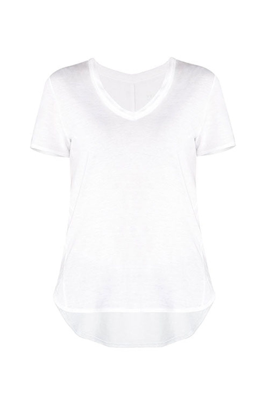 Women VERONICA BEARD T-Shirts | Cindy V-Neck T-Shirt White