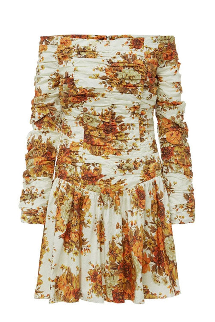 Women ALEMAIS Dresses | Derby Mini Dress Cream/Orange