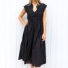 Women SEA Dresses | Camilia Pleating Dress Black