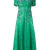 Women SALONI Dresses | Lea Dress Green