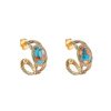 Women AURELIE BIDERMANN Earrings | Alicanta Hoop Earring Gold