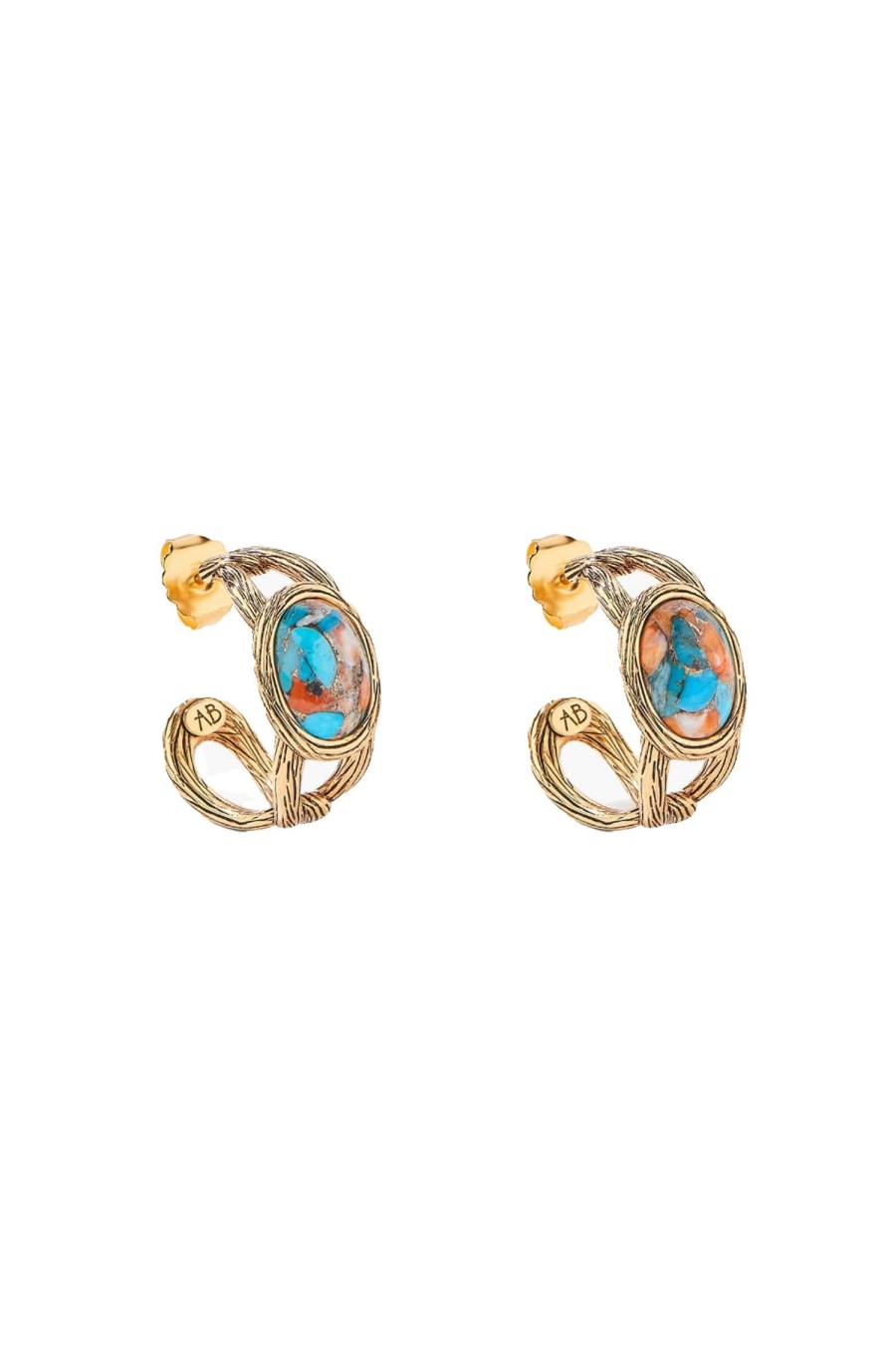 Women AURELIE BIDERMANN Earrings | Alicanta Hoop Earring Gold